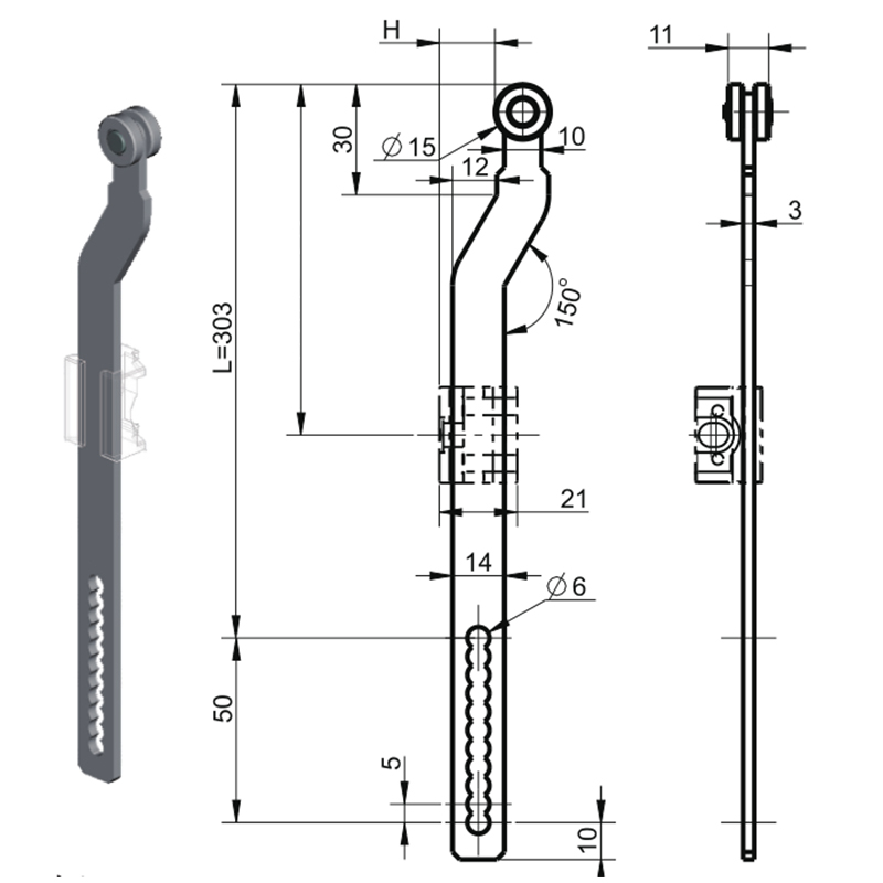 LG006-C Vícemodelové příslušenství ojnice